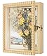 Love-KANKEI Bilderrahmen zum befüllen 20x25cm, 3D Bilderrahmen tiefer 3.6cm, Objektrahmen Holz, 3D Rahmen mit Vintage-Verschluss und Holzperlen für Tickets Fotos Geschenk Naturholz
