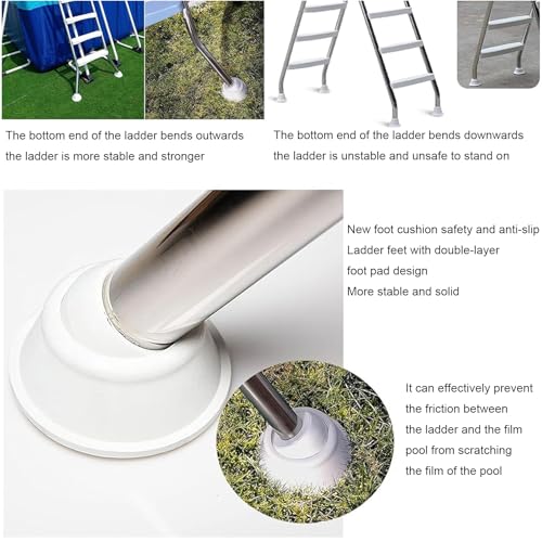 Escalera para piscina acero inoxidable 3 pasos doble cara miniatura 5