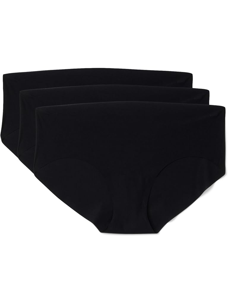 Black Commando Invisible Rib One Size Bikini 3-Pack GP224