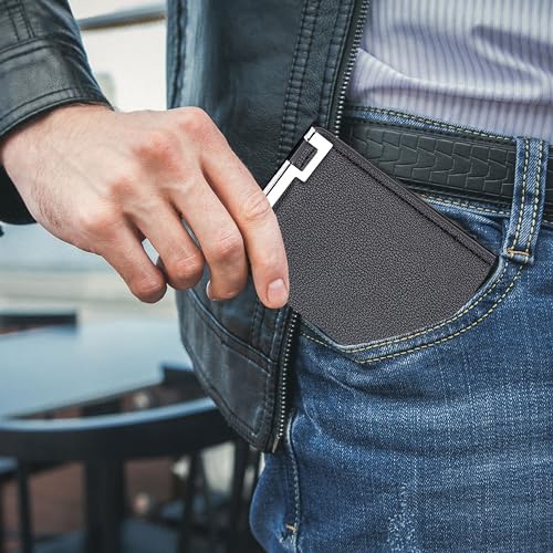 Image of Kraptick Mens Wallets: Slim Wallets for Men with Cardholder and Money Organizer (DMFP387)