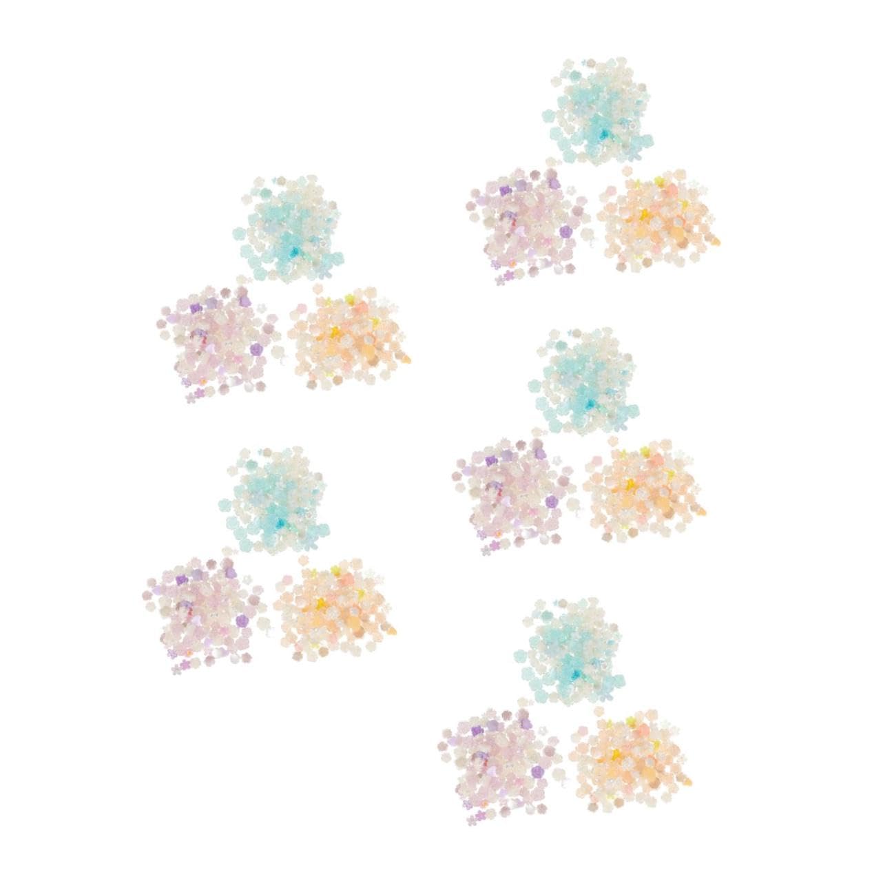 5 Pièces Décorations Résine pour Ongles Charms Fleurs de Camélia pour Accessoires Diy pour Téléphone et Artisanat Féminin