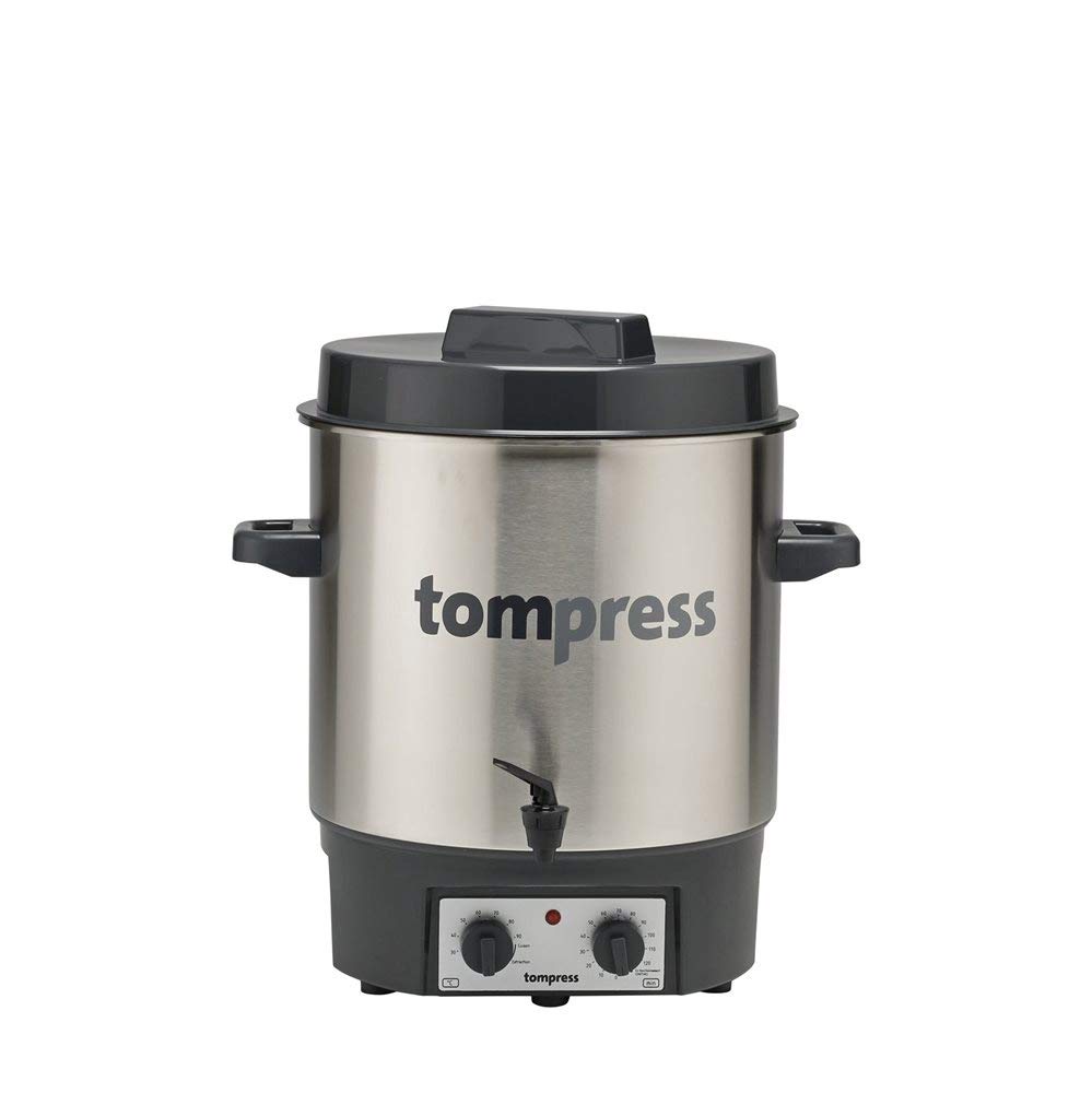Stérilisateur électrique inox avec robinet et minuterie Tom Press - TOM PRESS