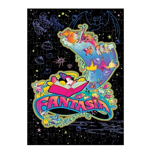 テンヨー(Tenyo) 108ピース ジグソーパズル ディズニー カラー オブ ファンタジア 【ホログラムジグソーパズル】 (18.2x25.7cm)