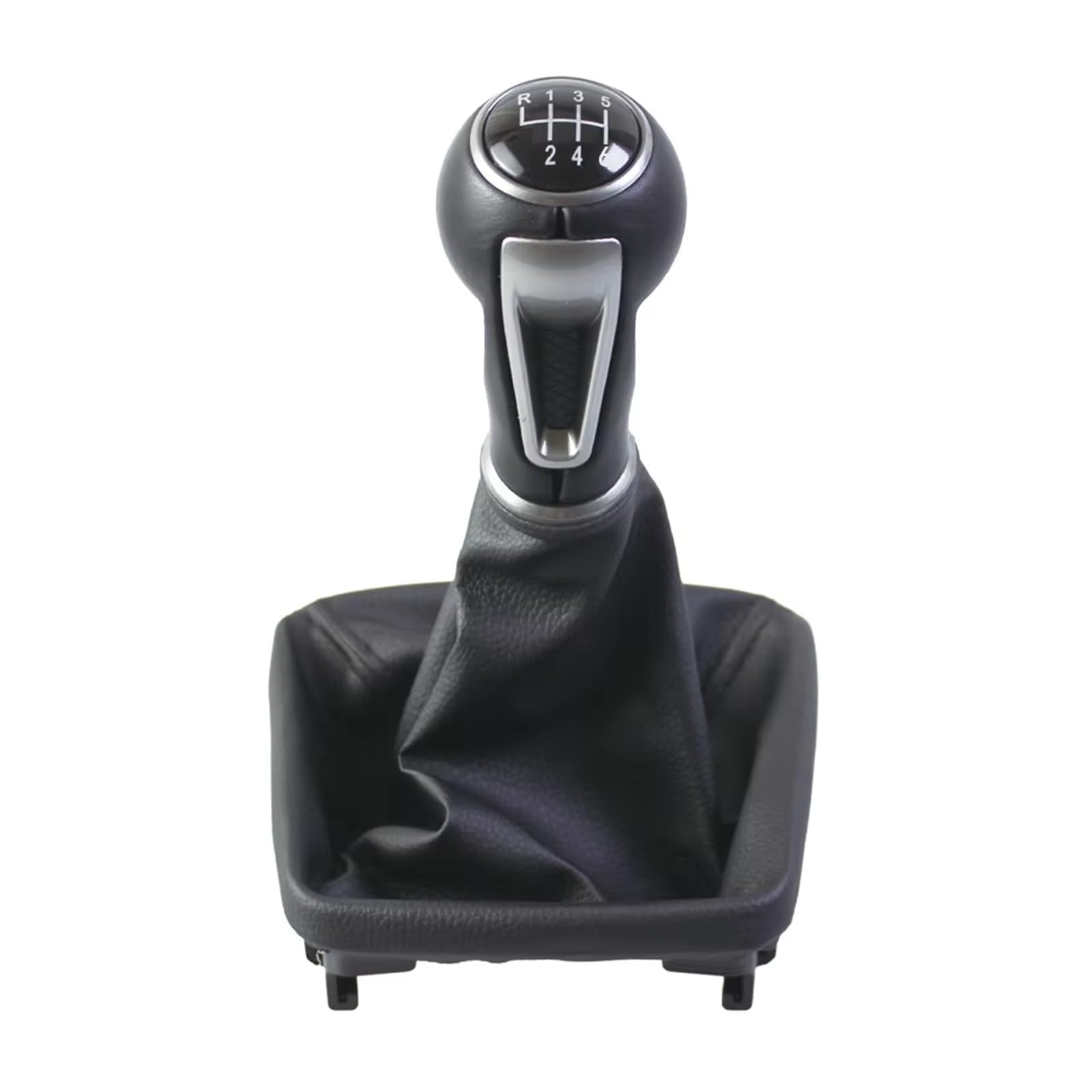 Schaltknauf Für Sitz Für Ibiza IV Für 6J | 2009–2012 Auto-Schaltknauf mit Gamasche aus Leder(6 Speed)