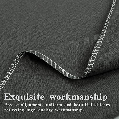 Image of NTBAY Queen Microfiber Flat Sheet, 90 x 102, Dark Grey