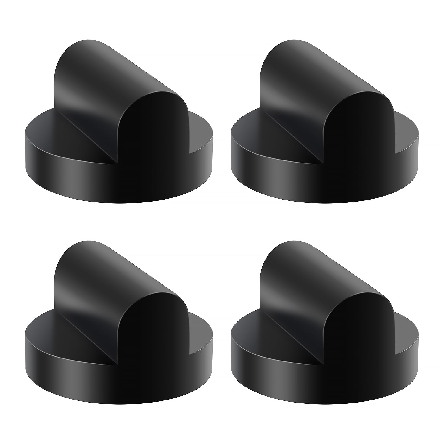 YIXISI 2 PCS Rubber Jack Pad Adapter for for Jack Stand, Universal Rubber Slotted Frame Rail Pinch Weld Protector — view 19