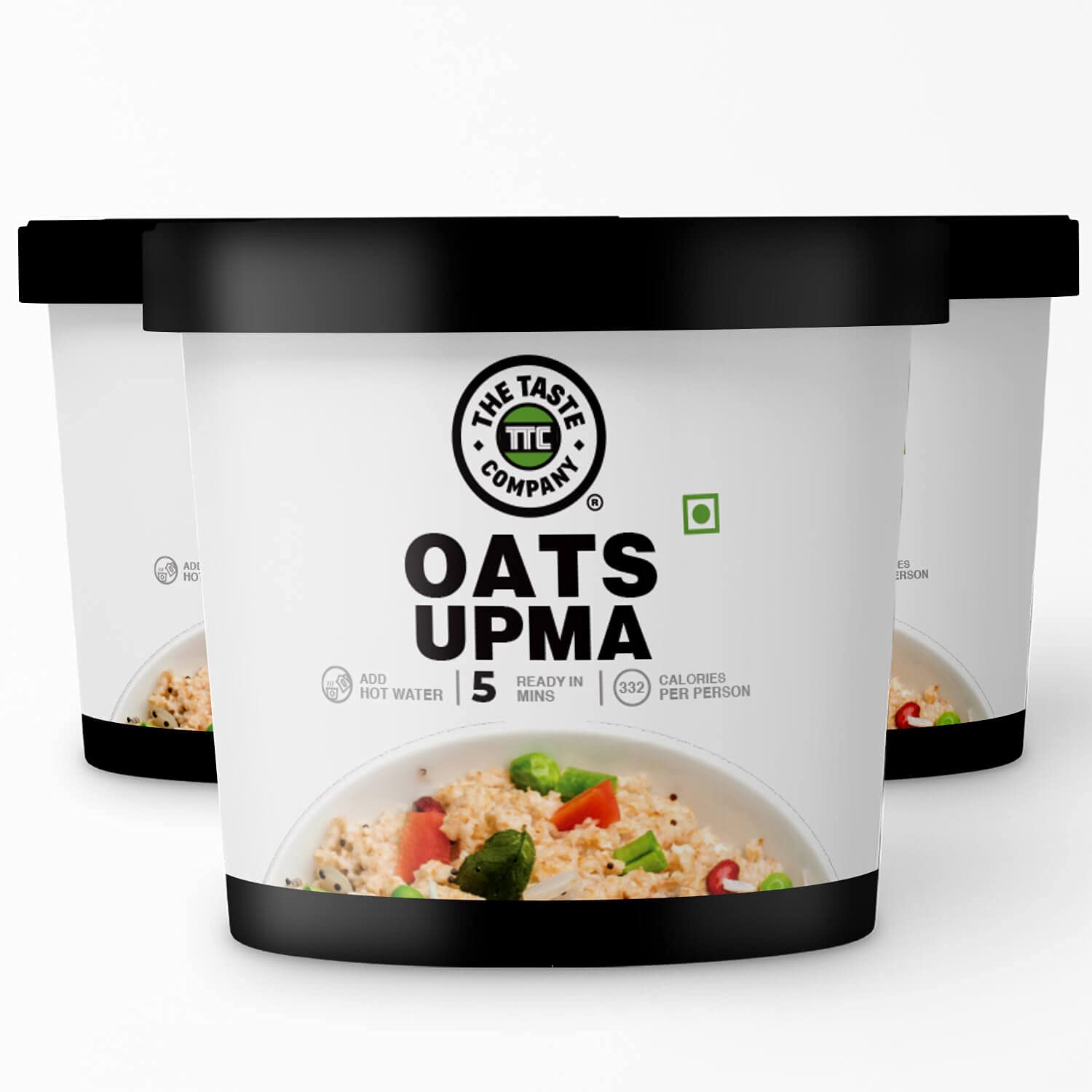 TheTasteCompany Oats Upma - Ready To Eat | Instant Food | Taste Company (Pack of 3)