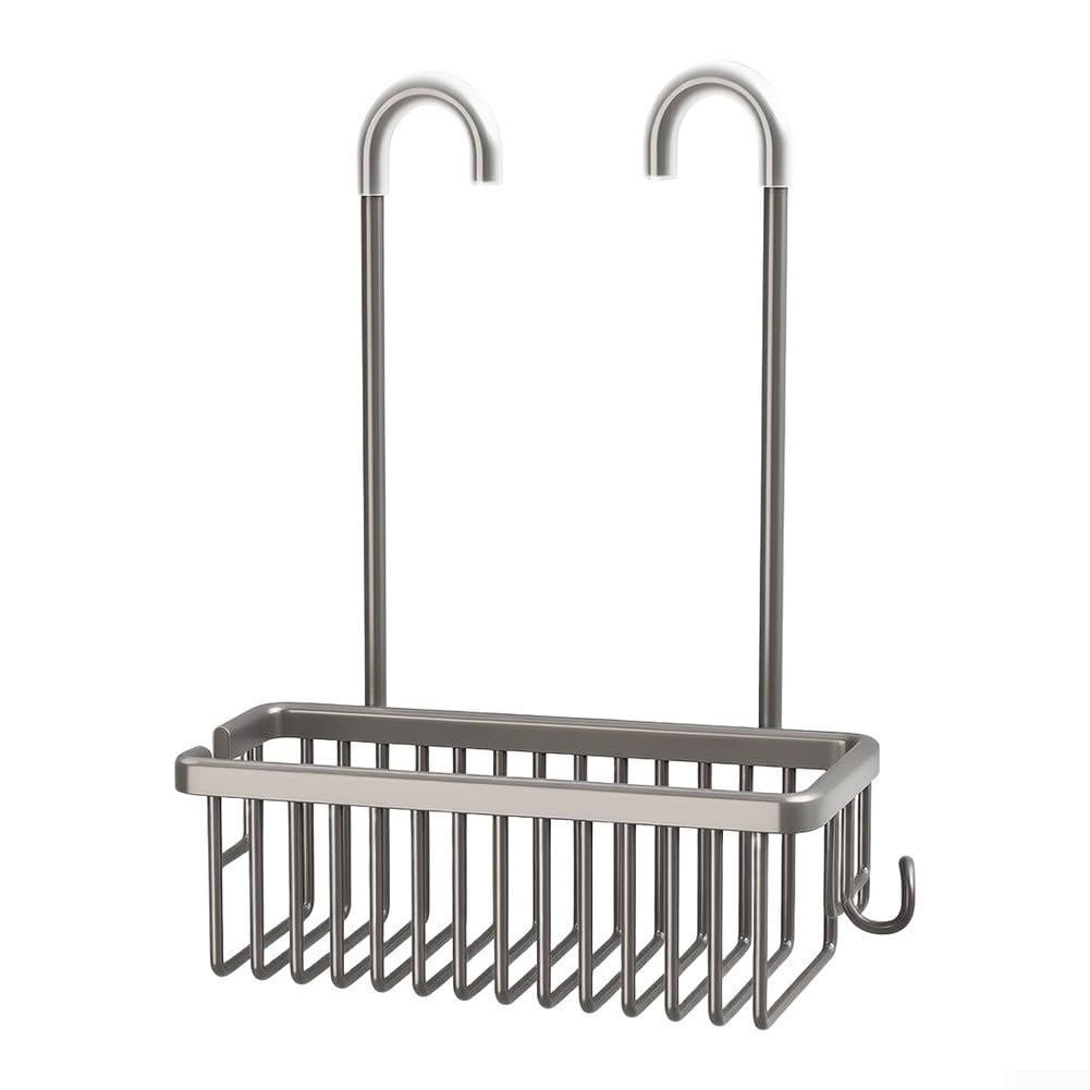 Organizer Bagno Appendibile Antiruggine in Alluminio Spaziale