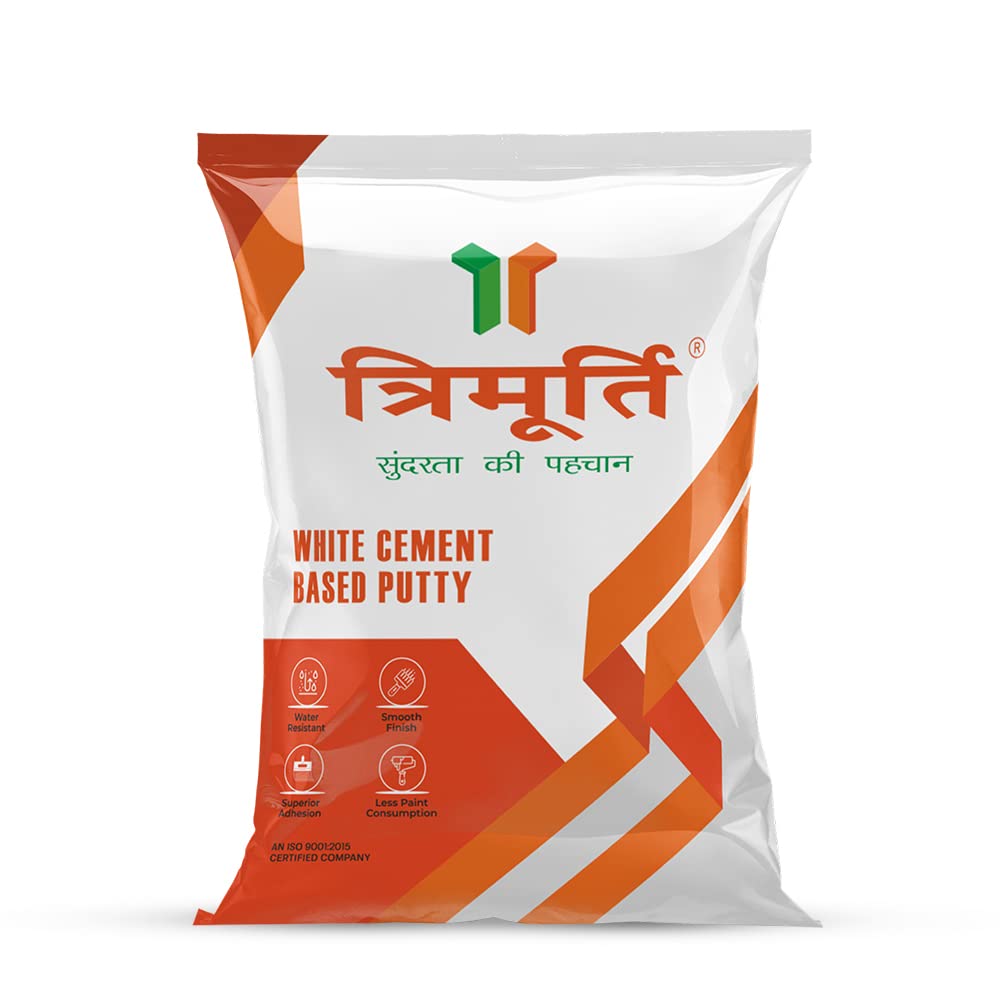 Trimurti White Wall Putty - White Cement Powder, For Durable & Smooth Finish, Levelling Interior & Exterior Walls - Excellent Bonding - 5 KG Packet (B0BFBCHQG7) Amazon Price History, Amazon Price Tracker