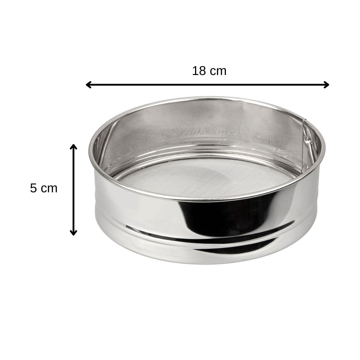 Setaccio De Buyer In Acciaio Inox Con Maglie 0.8 Mm - Ideale Per Farina, Zucchero A Velo E Preparazioni Senza Grumi - Foto 8