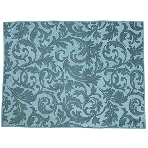 Lonrtesw 2 Paquetes Alfombrilla para Secar Platos Estera de Secado Absorbente Alfombrillas para Secar Platos Lavables una MáQuina para Encimeras de Cocina Grandes (Vid Azul)