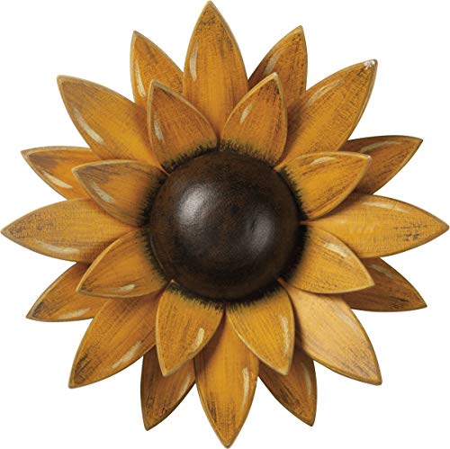 Primitives-by-Kathy-Wood-Wall-Art-Decor-9-Diameter-Sunflower Primitives by Kathy Wood Wall Art Decor 9 Diameter Sunflower