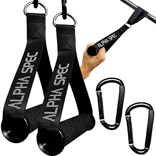 Alpha Spec Handles 16+ Gym Attachments in 1 | Multi use Cable Machine Handles | Cable Handles Gym Equipment | Heavy Duty Workout Handles Cable | Cable Attachments for Gym | Perfect for Home Gyms