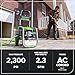 Greenworks Pro Brushless 2300 PSI (SGS Certified) 2.3 GPM Max / 1.2 GPM Electric Pressure Washer (Foldable Handles, Rugged Steel Frame, 25 FT Hose, 35 FT GFCI Power Cord)