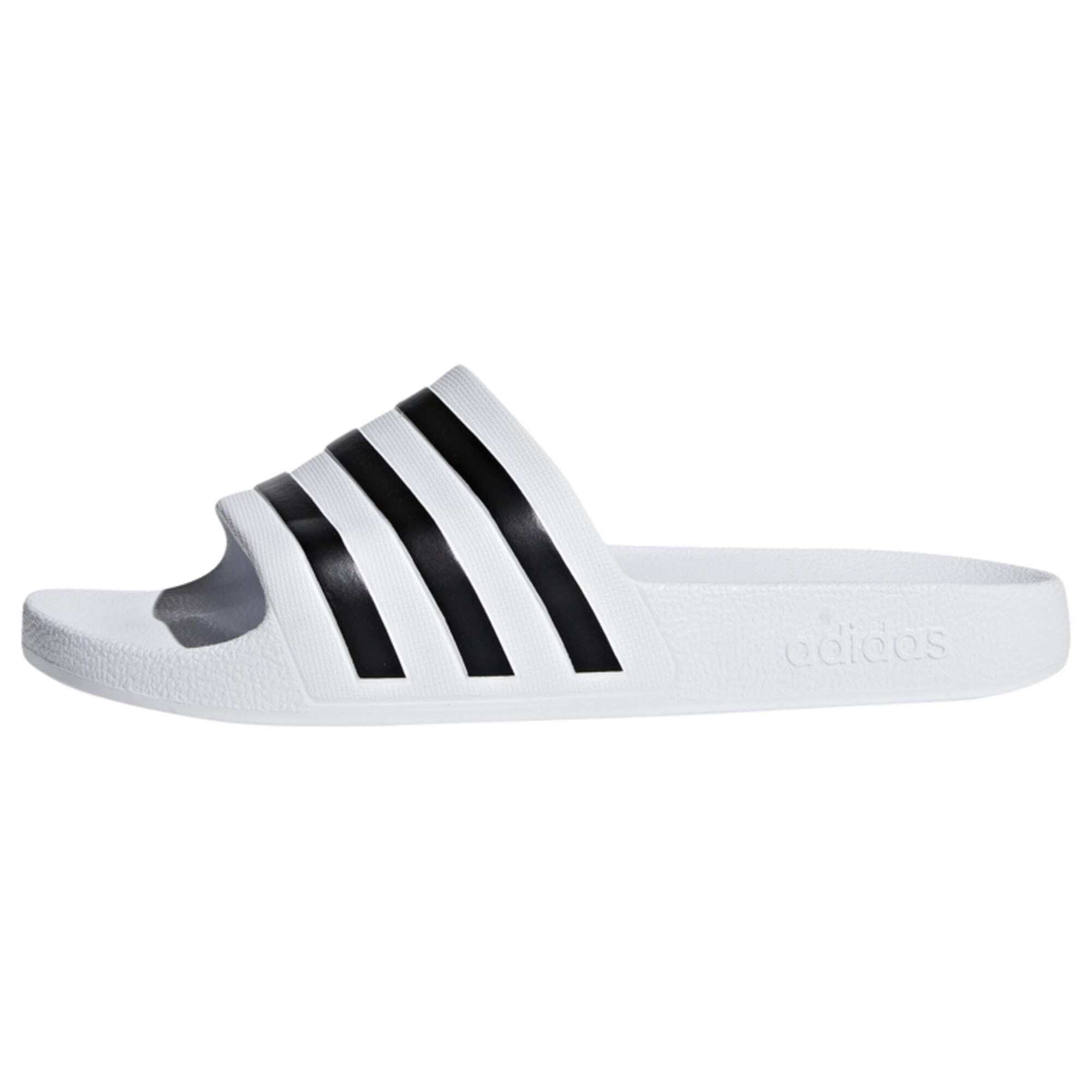 adidas Adilette Aqua, Chanclas Unisex adulto, Blanco Ftwr White Core Black Ftwr White, 47 EU