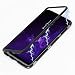 Galaxy S9 Plus Case, Diaxbest Ultra Slim Magnetic Adsorption Metal Case, Aluminum Alloy Frame Hard Clear Tempered Glass Back Cover Support Wireless Charging Compatible Galaxy S9 Plus (Clear Black)