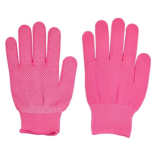 Juvale 6 Pairs Women’s Protective Gardening Gloves For Planting And Digging, Outdoor Polyester Work Gloves With Dotted Grip Material For Yard, Garden, One Size Fits Most (3 Colors) #TOP6