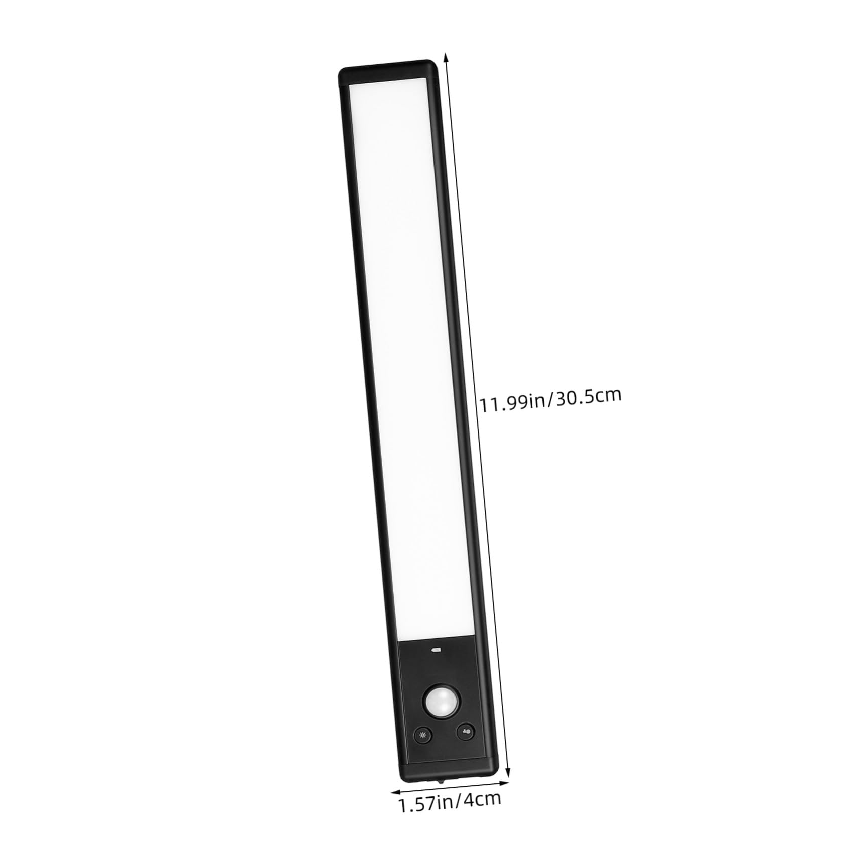 VALICLUD 4er-pack Led-unterbauleuchten mit Bewegungsmelder, Einfache Montage, Starker Magnet, für Küche, Flur, Treppenhaus Und Innenbereich – Schwarz