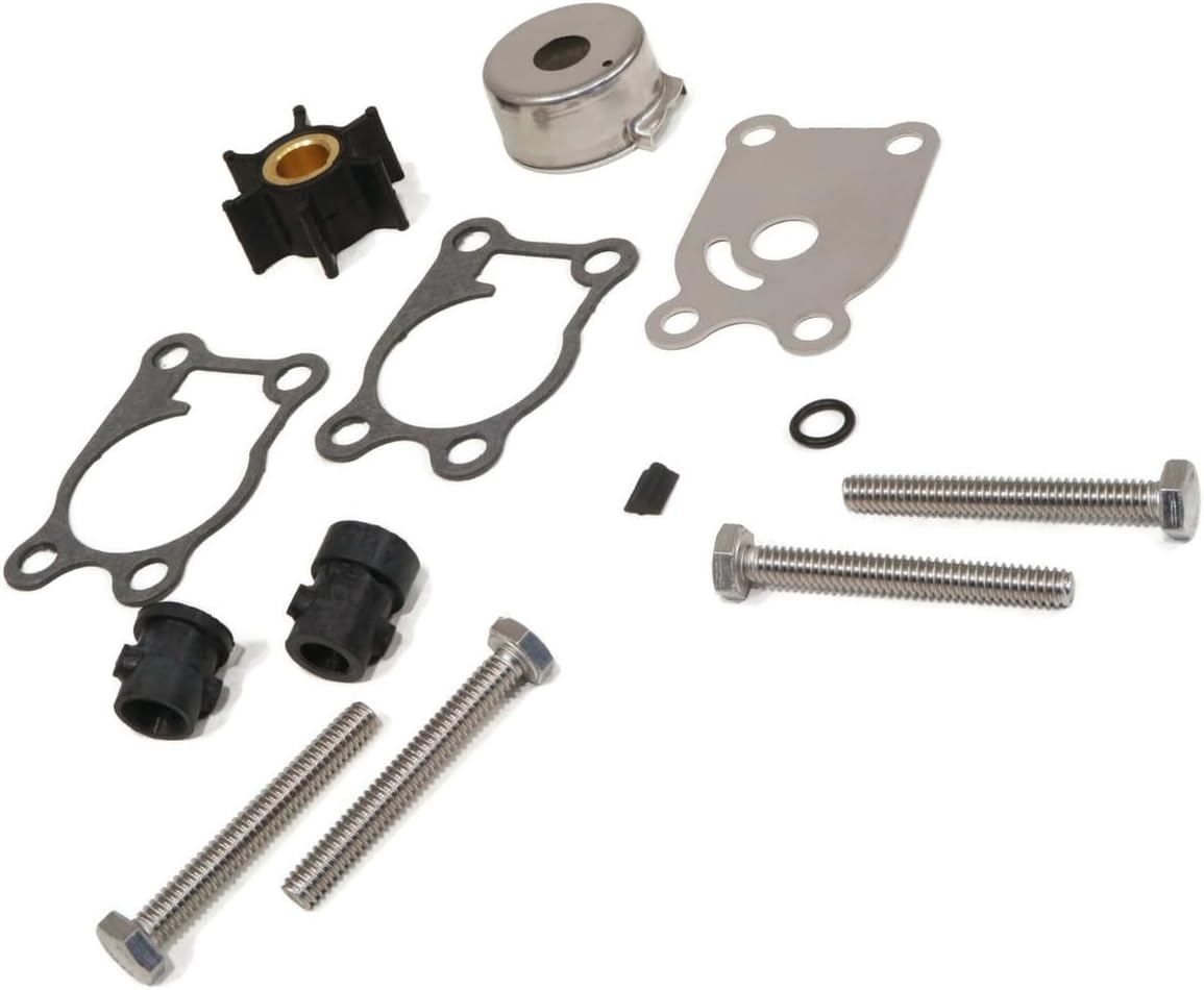 Replacement part fits Water Pump Kit 1985 Johnson, Evinrude 6 Hp J6Rcob, J6Rlcob, J6Slcob Impeller CHSHOP10408