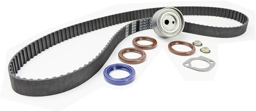 DNJ TBK616 Timing Belt Kit for 1984-1994 INFINITI, Mercury, Nissan 200SX, 300ZX, D21 3.0L V6 12V SOHC 182cid