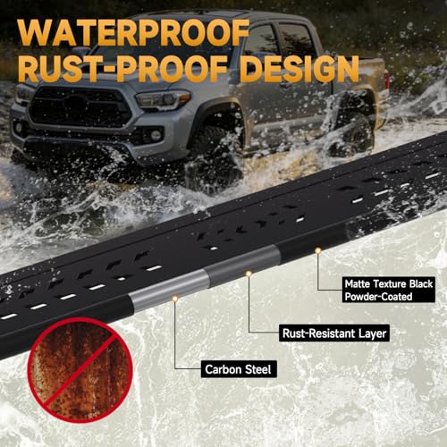 Estribos Super Cab de acero para Ford F-150 y F-250 miniatura 5