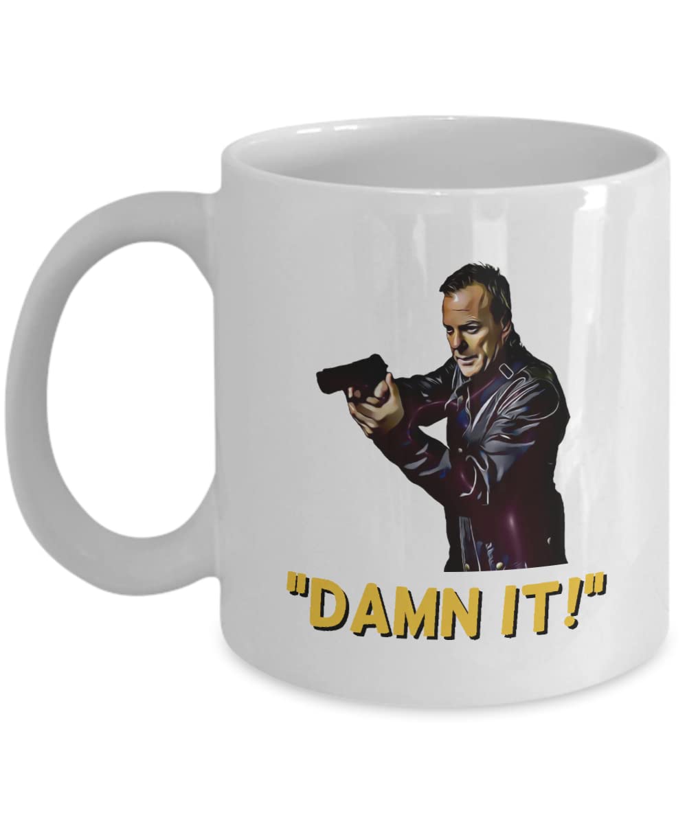 24 - Jack Bauer - Damn It! Tea Funny Gift Slogan Mug SK565