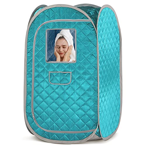 amocane Portable Steam Sauna Tent Full Body for Home Spa for Recovery Wellness Relaxation (Not Included Steamer 27.5' x 27.5' x 47.24')