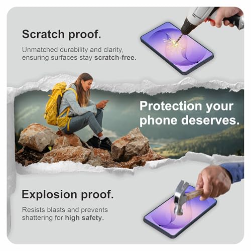 Image of Affix 2 Pack for Galaxy S26 Ultra Tempered Glass, Screen Protector Guard with Easy Fix Installation Tool, 9H Hardness Shatterproof, HD Clear Scratch Resistant