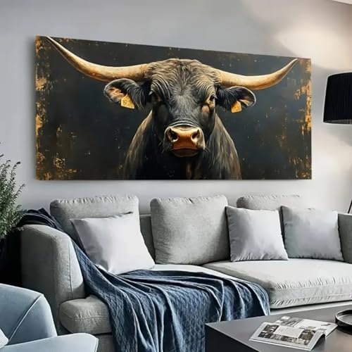 Affiches et impressions d'animaux taureau noir pour décoration murale
