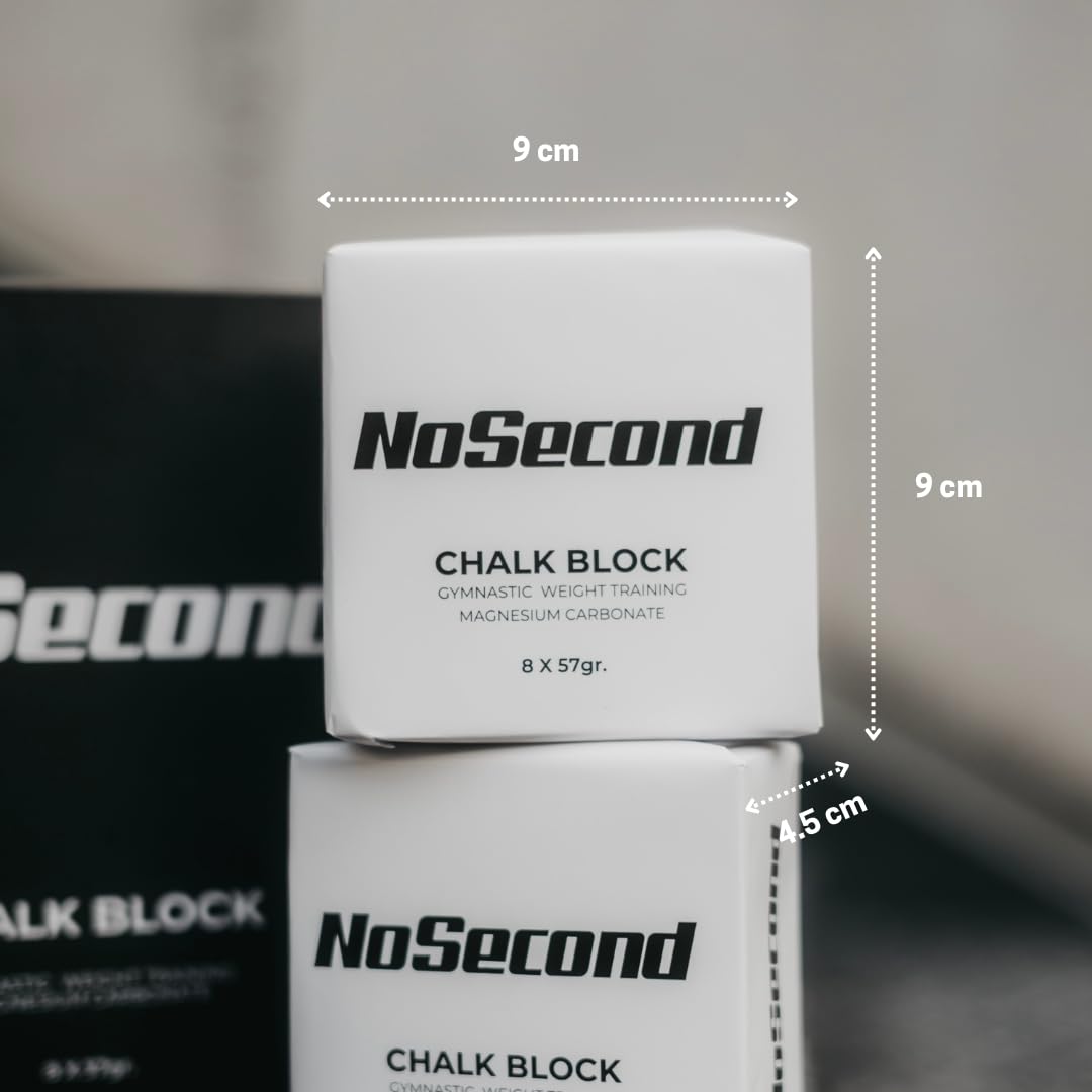 Magnesio (8 Bloques de Tiza) para Cross Training y Escalada | Tiza Antideslizante para Mejorar el Agarre y Absorber Humedad | Bloque de Carbonato de Magnesio Resistente al Sudor - 4