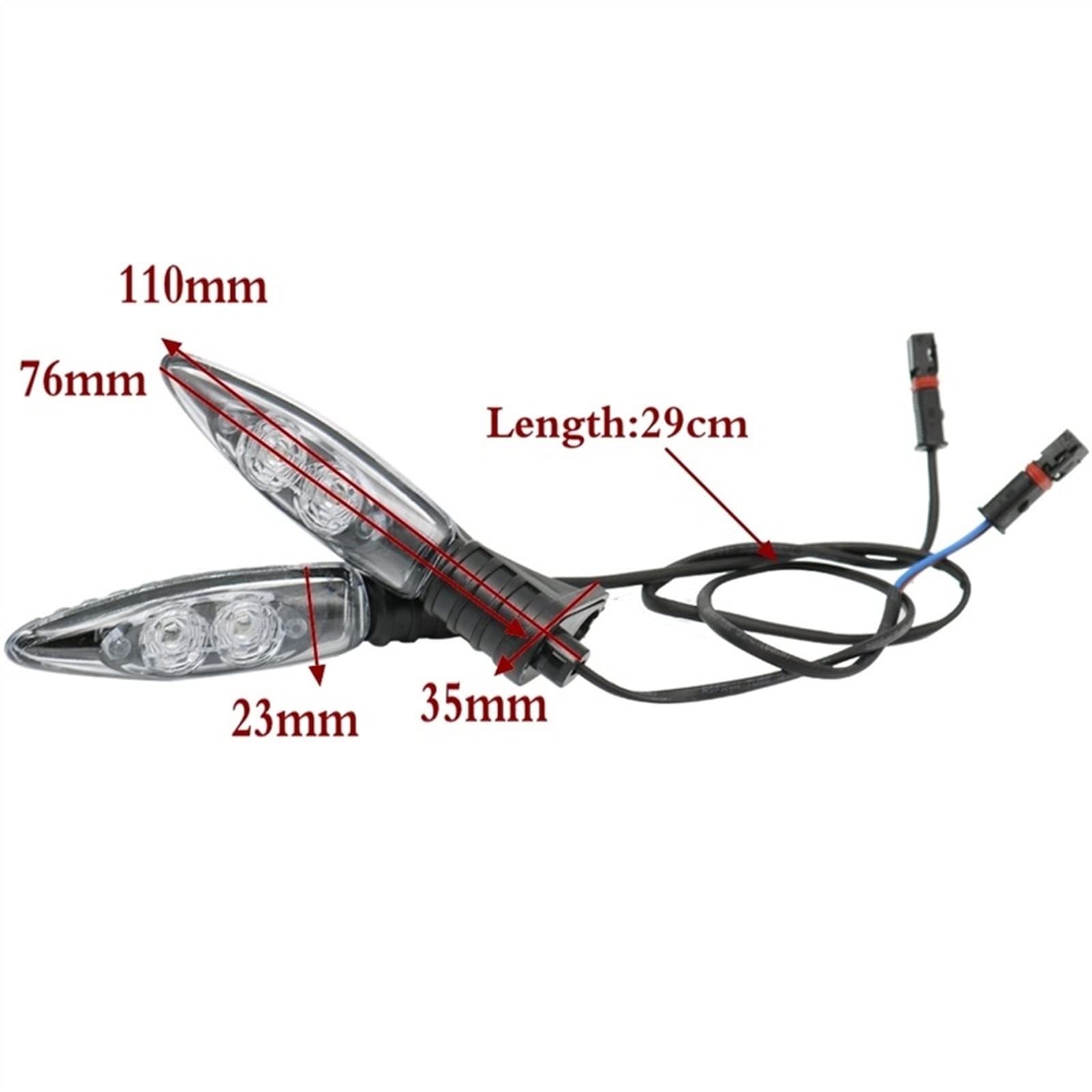 Indicatori Luminosi Per Motocicletta BMW - Compatibile Con F700GS F800R K1300S