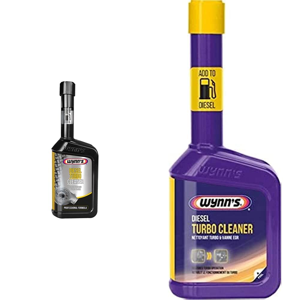 Wynn's 18753 Professional Formula Diesel Turbo Cleaner Clears Blocked Turbochargers,Black,500ml & Diesel Turbo Cleaner Clears Blocked Turbochargers & Reduces Soot Emissions