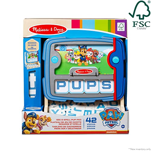 Melissa & Doug PAW Patrol Wooden See & Spell Pup Pad Game - FSC Certified - image 4