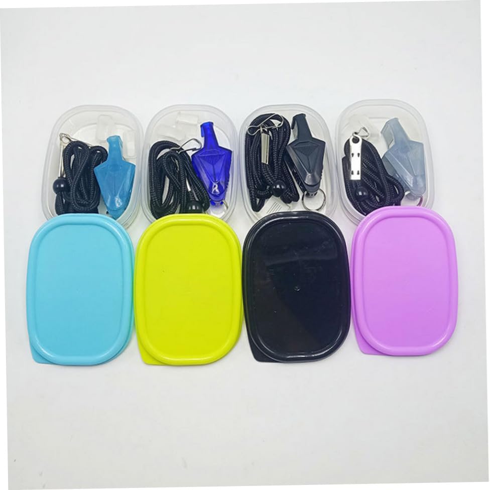 Set profesional de silbatos para árbitro con cordón y estuche miniatura 7