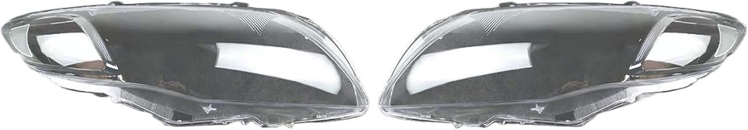 Compatible for Toyota for Corolla 2007 2008 2009 Transparent Headlight Cover Lampshade Headlamp Lamp Shell Plexiglass Replace Original Lens(Left) (Right)