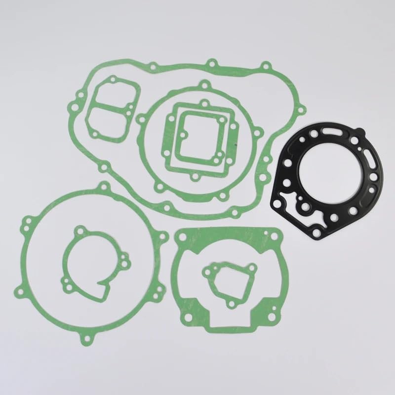 Motorcycle Engine Crankcase Clutch Cover Cylinder Gasket Kits Set Compatible with KDX200 KDX 200 1995-2006