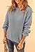PRETTYGARDEN Fall Sweaters for Women 2026 Fashion Long Sleeve Casual Ribbed Knit Winter Clothes Pullover Jumper Tops (Grey,Small)