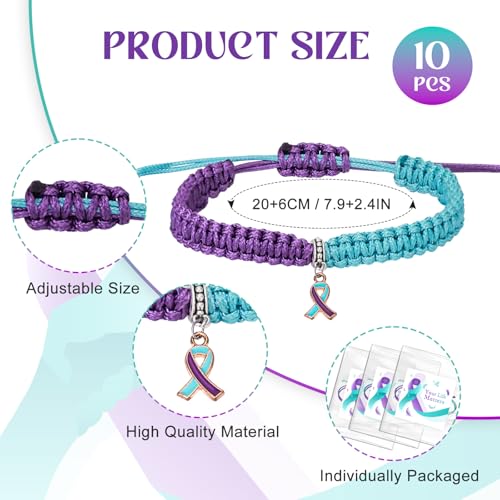 Bracelets de sensibilisation cordon réglable pour vos marches solidaires - 2