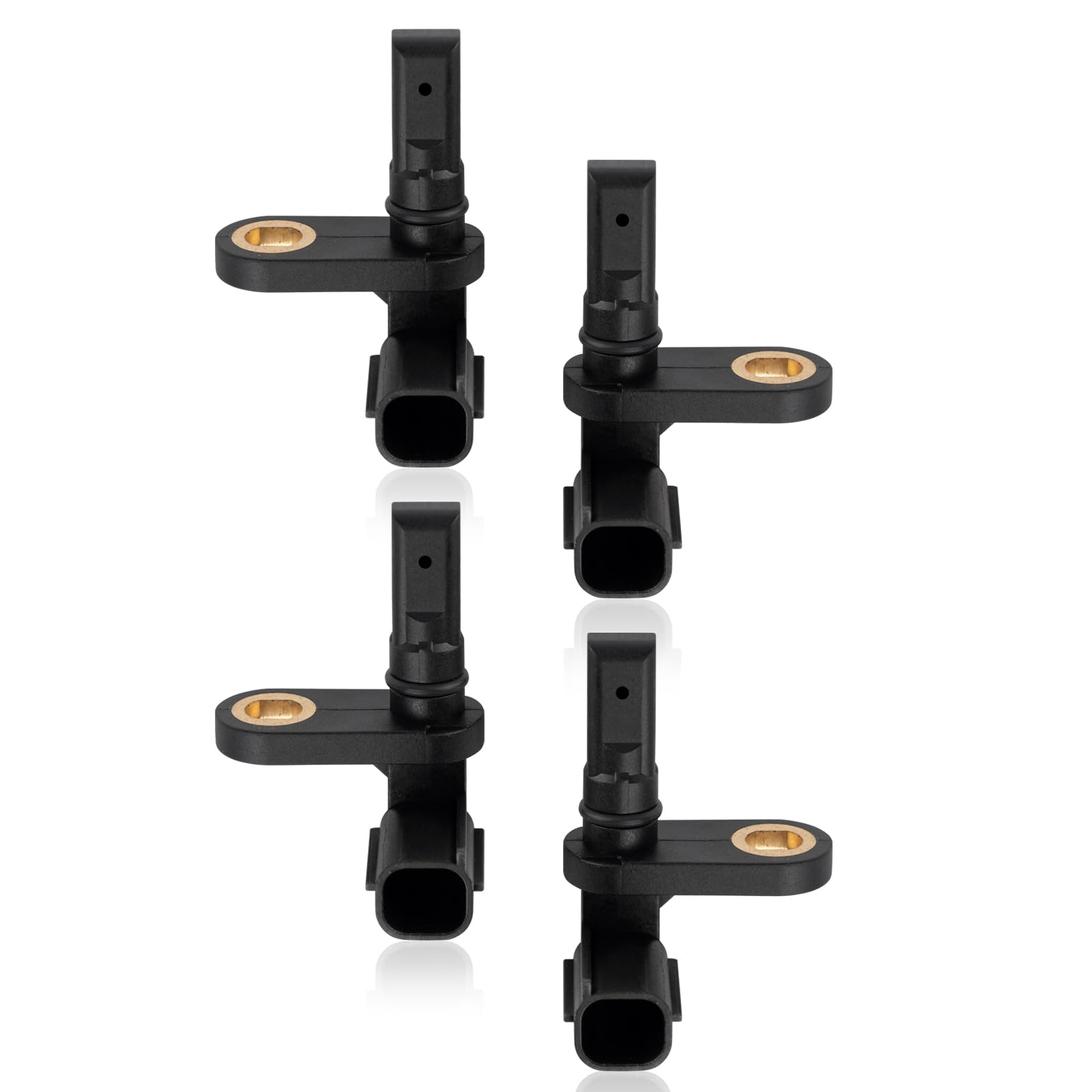 OVANOH Set of 4 ABS Wheel Speed Sensor Compatible with Toyota Tundra 2007-2017 Sequoia 2008-2017 Front+Rear Driver+Passenger ABS Sensor 895420C020