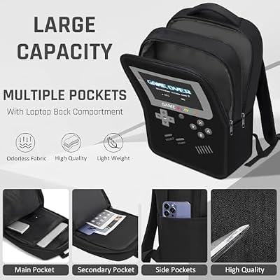 Gamer Backpack for Boys,School Boys Backpack for Kids Children Teens Elementary Middle High School,17 Large Capacity Student Bookbag & Multifunctional Video Game Travel Bag