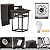 Porch Light with GFCI Outlet Built in, Dusk to Dawn Outdoor Light with Outlet, Waterproof Anti-Rust Alunmium Exterior Light Fixture Wall Mount Outside Light for House Garage Front Door, Bulb Included