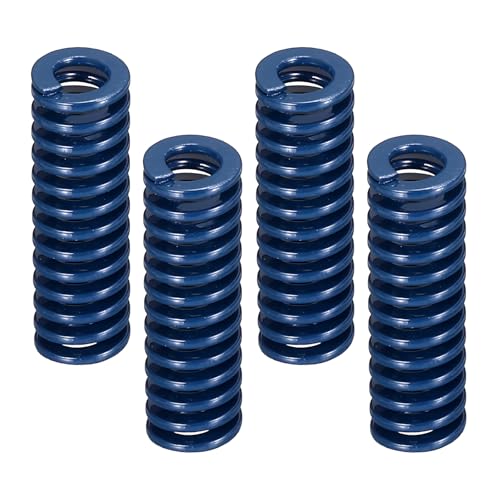 sourcing map 4 Pcs 3D Printer Die Spring, 8mm OD 25mm Length Light Load Compression Mould Die Spring for Mechanical Equi