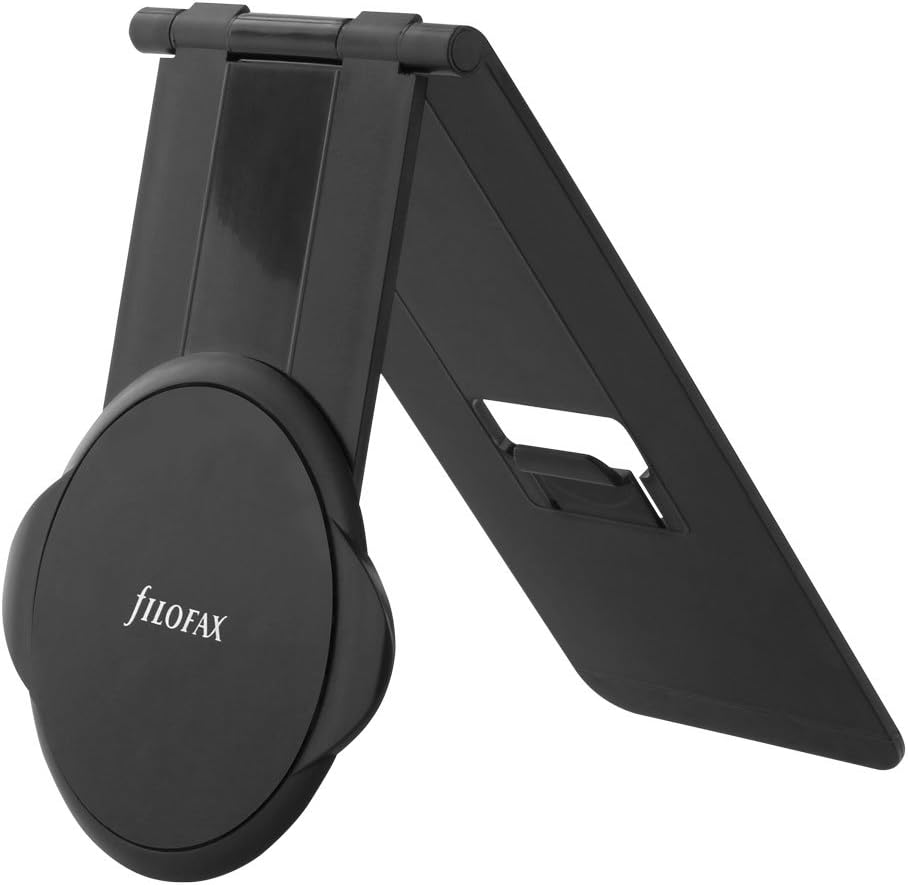 Filofax Stand Enitab360 Universal Adjustable Tablet Stand, Holder for Large Tablets, Black (B958664)