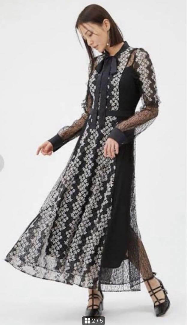 Amazon.co.jp: タグ付 フレイアイディーFRAY I.D刺繍レースコンビ  