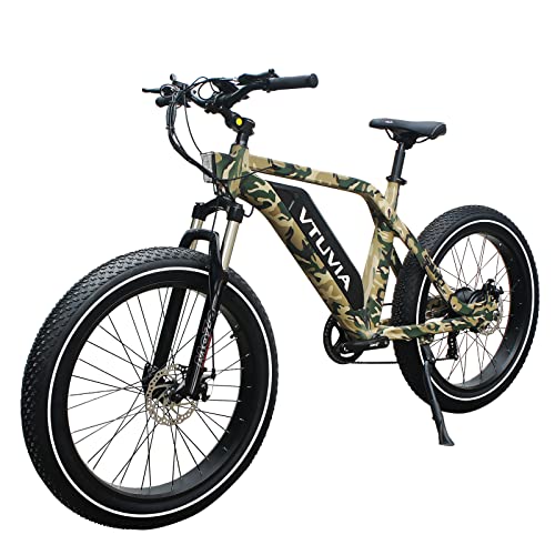 VTUVIA E-Bike Elektrofahrrad 26 Zoll 250W Motor Jagen Fetter Reifen Ebikes,...