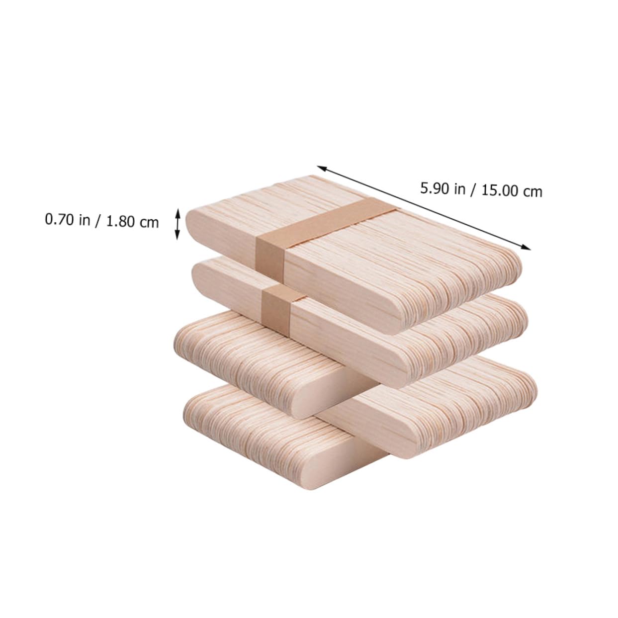 250 Piezas Palitos de Madera Naturales para Manualidades Palitos de Helado DIY para Proyectos Escolares y Actividades Infantiles