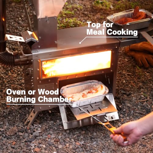 Greenstovehori 5 Outdoor Pellet Stove with Oven for Hot Tent Camping - Image 4