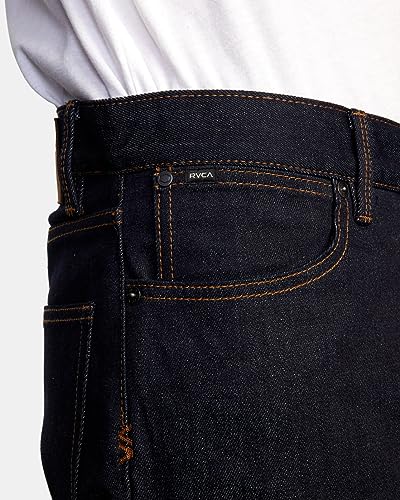 RVCA Mens Straight Fit Denim Pants4
