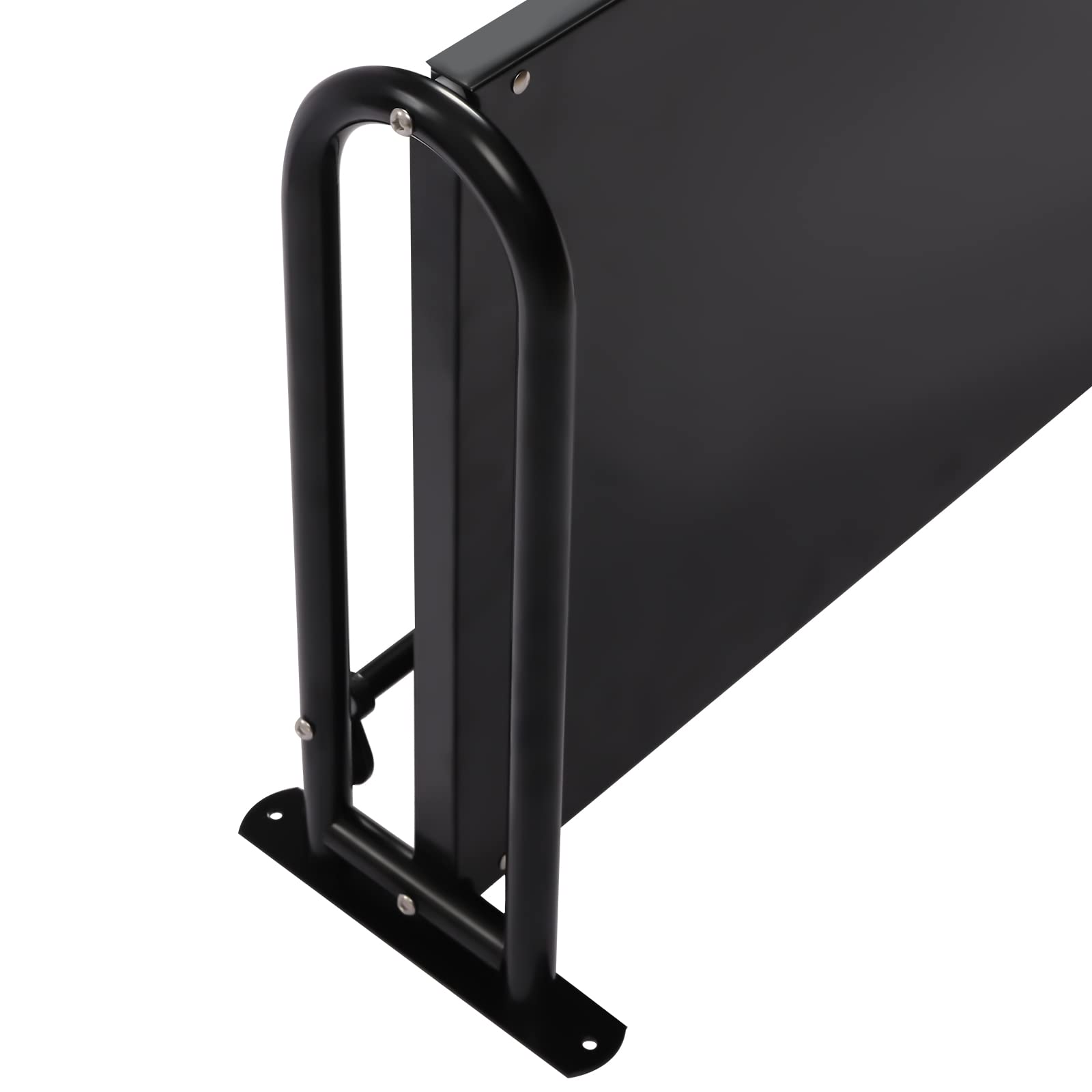 Soporte de pared para horno microondas, soporte de acero inoxidable resistente para uso doméstico con 6 ganchos móviles, soporte para microondas negro