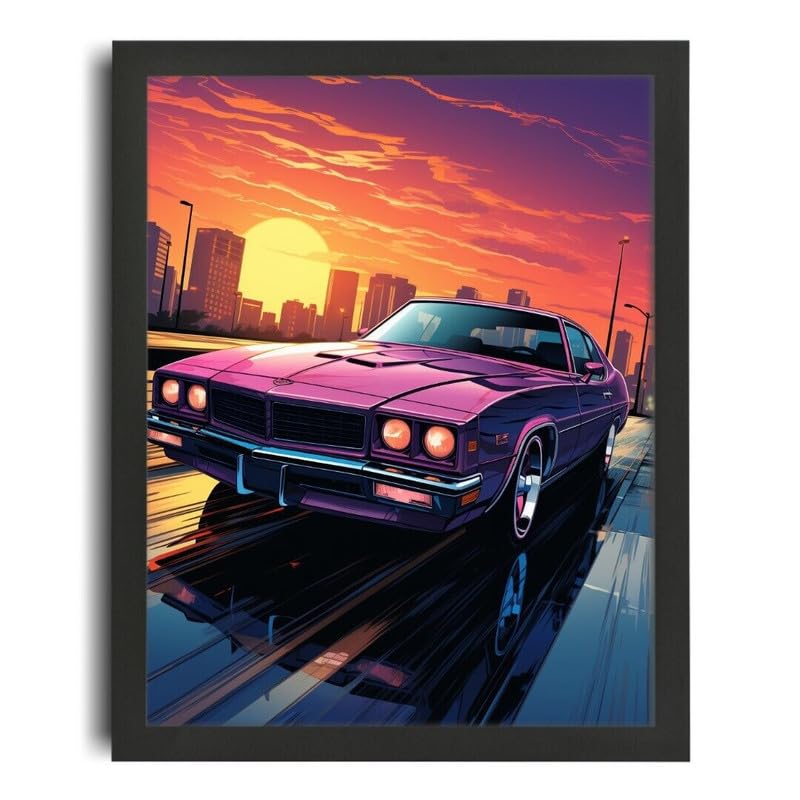 GTA V Wall Art Racing Poster Lambo Print Pop Art GTA VI Artwork Vice City Prints A4 Poster on...